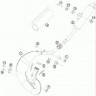65 SX CHASSIS Глушитель