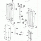 250 SX-F ENGINE Система охлаждения
