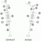 250 XCFW CE ENGINE Клапана