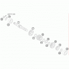 105 SX ENGINE Трансмиссия-ведомый вал