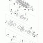950 SUPER ENDURO R US ENGINE Сцепление