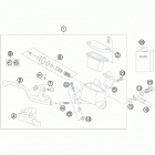 65 SX CHASSIS Главный цилиндр тормозной