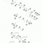 505 XC-F ENGINE Механизм переключения