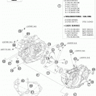 450 SX-F ENGINE Картер двигателя