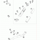 450 EXC USA CHASSIS Глушитель