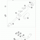 450 SX-F USA CHASSIS Глушитель