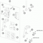950 SUPER ENDURO R USA CHASSIS Тормозной суппорт передний