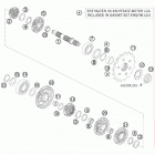 690 DUKE ENGINE Трансмиссия 2-контрпривод