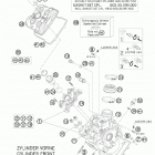 950 SUPER ENDURO R US ENGINE Головка цилиндра передняя