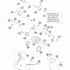 990 ADVENTURE  ENGINE Механизм переключения