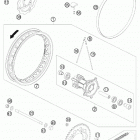 65 SX CHASSIS Заднее колесо