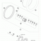 990 ADVENTURE CHASSIS Переднее колесо