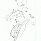 65 SX CHASSIS Обтекатель , крылья