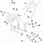 105 SX USA CHASSIS Рама