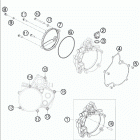 50 SX Mini Engine Кожух сцепления