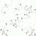 950 SUPER ENDURO R US ENGINE Вторичная пневматическая система