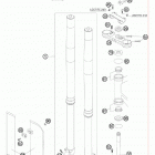 105 SX USA CHASSIS Передняя вилка