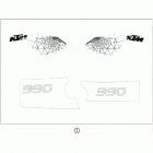 990 ADVENTURE CHASSIS ORG Decal                990 adventure