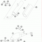 150 SX USA CHASSIS Глушитель