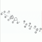 50 SX Mini Engine Водяной насос