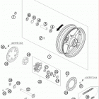 690 DUKE CHASSIS ORG Заднее колесо