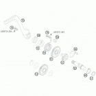 105 SX ENGINE Кик стартер