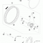 65 SX CHASSIS Переднее колесо