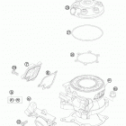 105 SX ENGINE Цилиндр