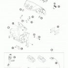 990 ADVENTURE CHASSIS WHT Панель инструментов