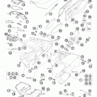 990 ADVENTURE CHASSIS ORG Tank, seat, cover                99