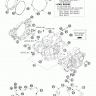 250 SX-F ENGINE Картер двигателя