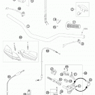 505 XC-F CHASSIS Руль