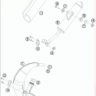 50 SX Mini Chassis Глушитель