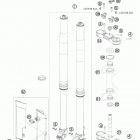 450 EXC USA CHASSIS Передняя вилка