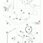 990 ADVENTURE CHASSIS ORG Руль