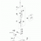 450 EXC USA CHASSIS Тормозной цилиндр задний
