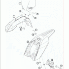 50 SX Mini Chassis Обтекатель , крылья