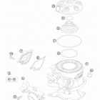 85 SX ENGINE Цилиндр