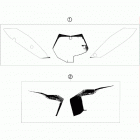 505 XC-F CHASSIS Наклейки