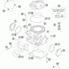 250 SX ENGINE Цилиндр,головка цилиндров