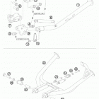 990 ADVENTURE CHASSIS ORG Подножки