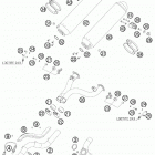 990 ADVENTURE CHASSIS ORG Exhaust system                990 a
