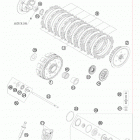 450 SX-F ENGINE Сцепление