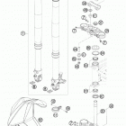 690 DUKE CHASSIS ORG Передняя вилка