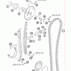 690 DUKE ENGINE Газо-распределительный механизм