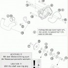 990 ADVENTURE  ENGINE Водяной насос