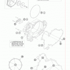 990 SUPERDUKE USA ENGINE Кожух сцепления