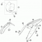 125 SX Обтекатель , крылья