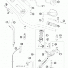990 SUPER DUKE ORANGE USA CHASSIS Руль