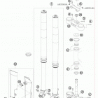 450 EXC-R USA CHASSIS Передняя вилка